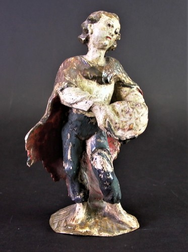 Antike holzfigur jhd - holzfigur,