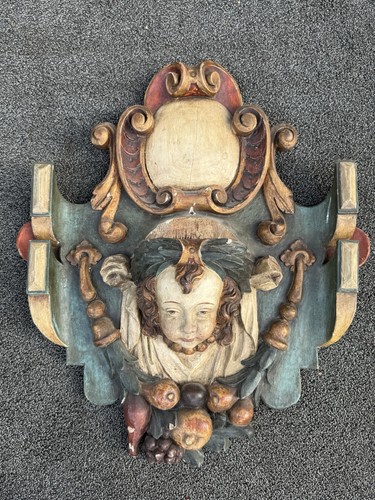 Relief holz wappenschild - holz,