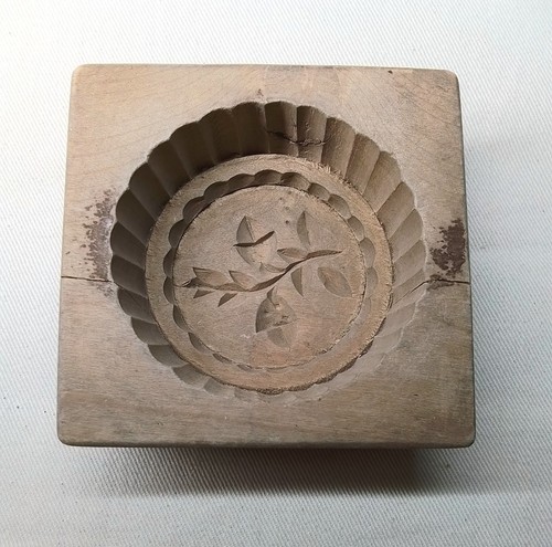 Butter form stempel antik - antik, holz