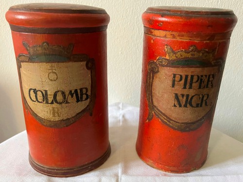 Antike rote barock - 2x,