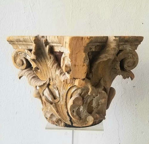 Barock rokoko kapitell - /,