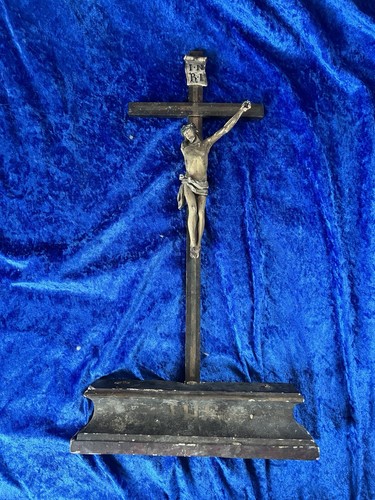 Antike holz figur jesus - figur,