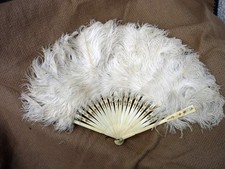 Fächer mit Straussenfedern