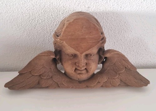 Antiker holzengel cherub - antiker,