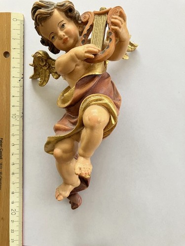 Holzengel geschnitzt 1980er
