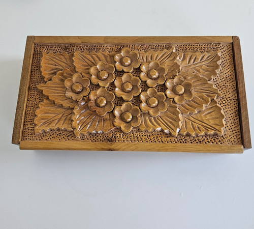 Holz schatulle schmuck kasten - schatulle,