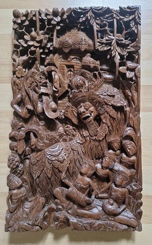 Holzrelief geschnitzt - holzrelief,