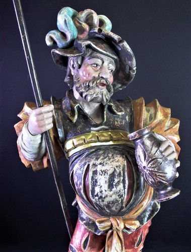 Landsknecht mit lanze holz - mit,