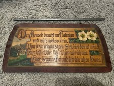 Antiker Haussegen Holz