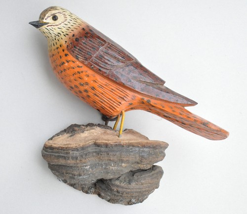 Alter großer holzvogel - großer,