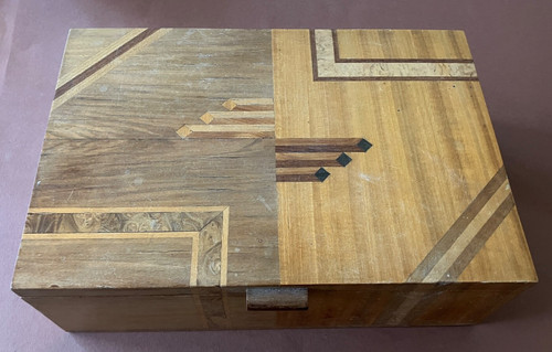 Antik holz schmuck kiste - antik,